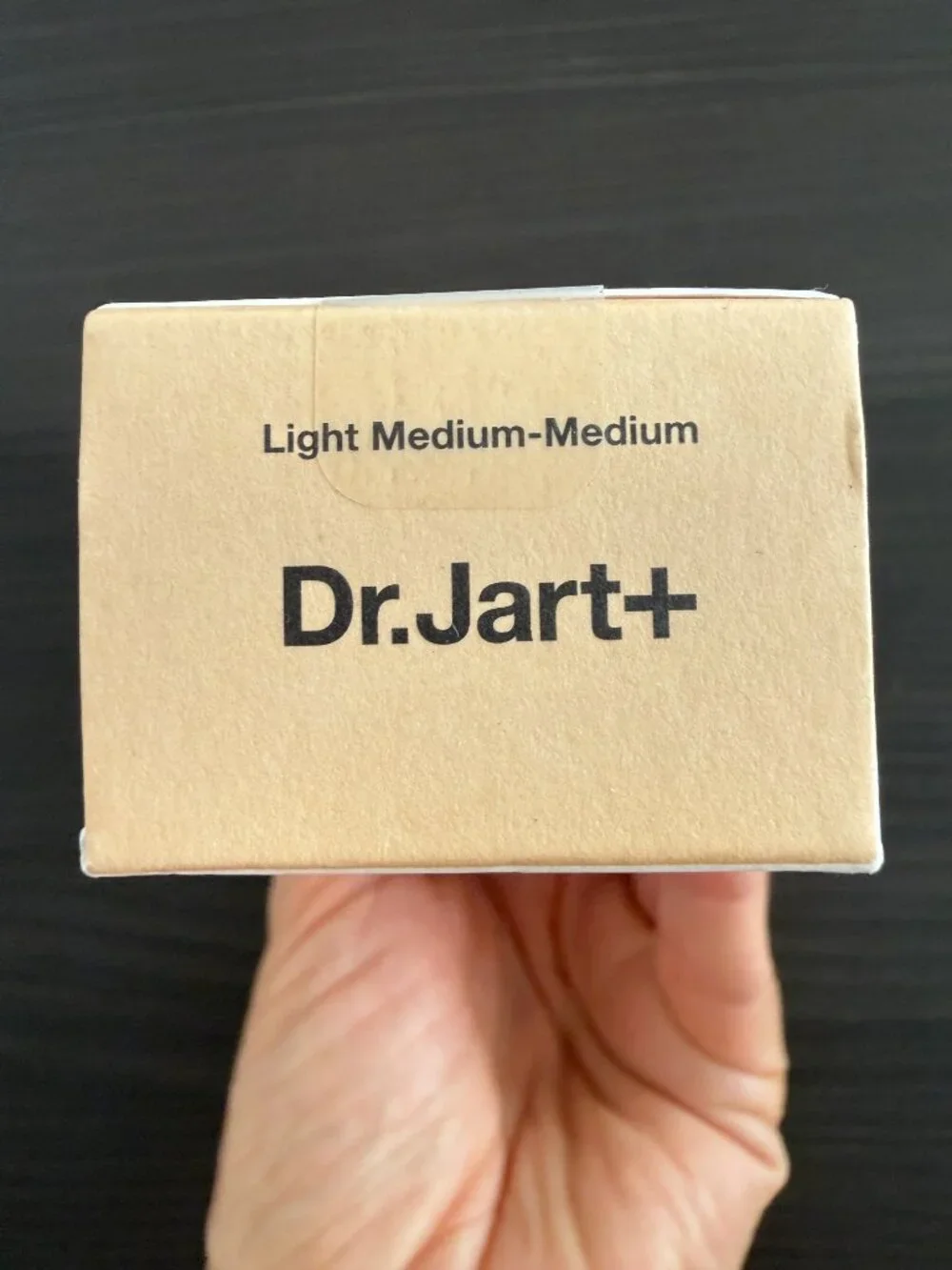Dr. Jart+ Premium Beauty Balm product box in a light-to-med